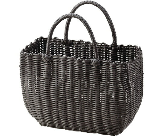 ちどり産業 カラフル湯かご 抗菌カゴバッグ ブラウン 91-10BR 1個