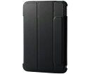 エレコム iPad mini(A17 Pro)用フラップケース ソフトレザー 背面クリアブラック TB-A24SWVFCBK 1個
