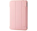 エレコム iPad mini(A17 Pro)用フラップケース ソフトレザー 背面クリアライトピンク TB-A24SWVFCPN 1個