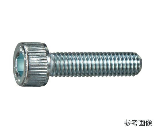 トラスコ中山 六角穴付ボルト ユニクロ 全ネジ M6×18 10本入 少量パック /キャップボルト（CAP） Y806-0618 1袋(10本入)