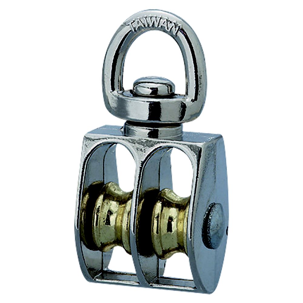 八幡ねじ ダブルプーリー スイブル 19 1セット(2個入) 1セット(2個入)