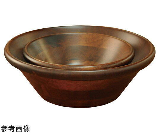 ヤマコー Home Cafe 天然木サラダボウル φ24cm ブラウン 87330 1個