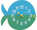 アズワン ジョージネルソン 掛け時計 ZooTimerClock フィッシュ GN902 1個(4)