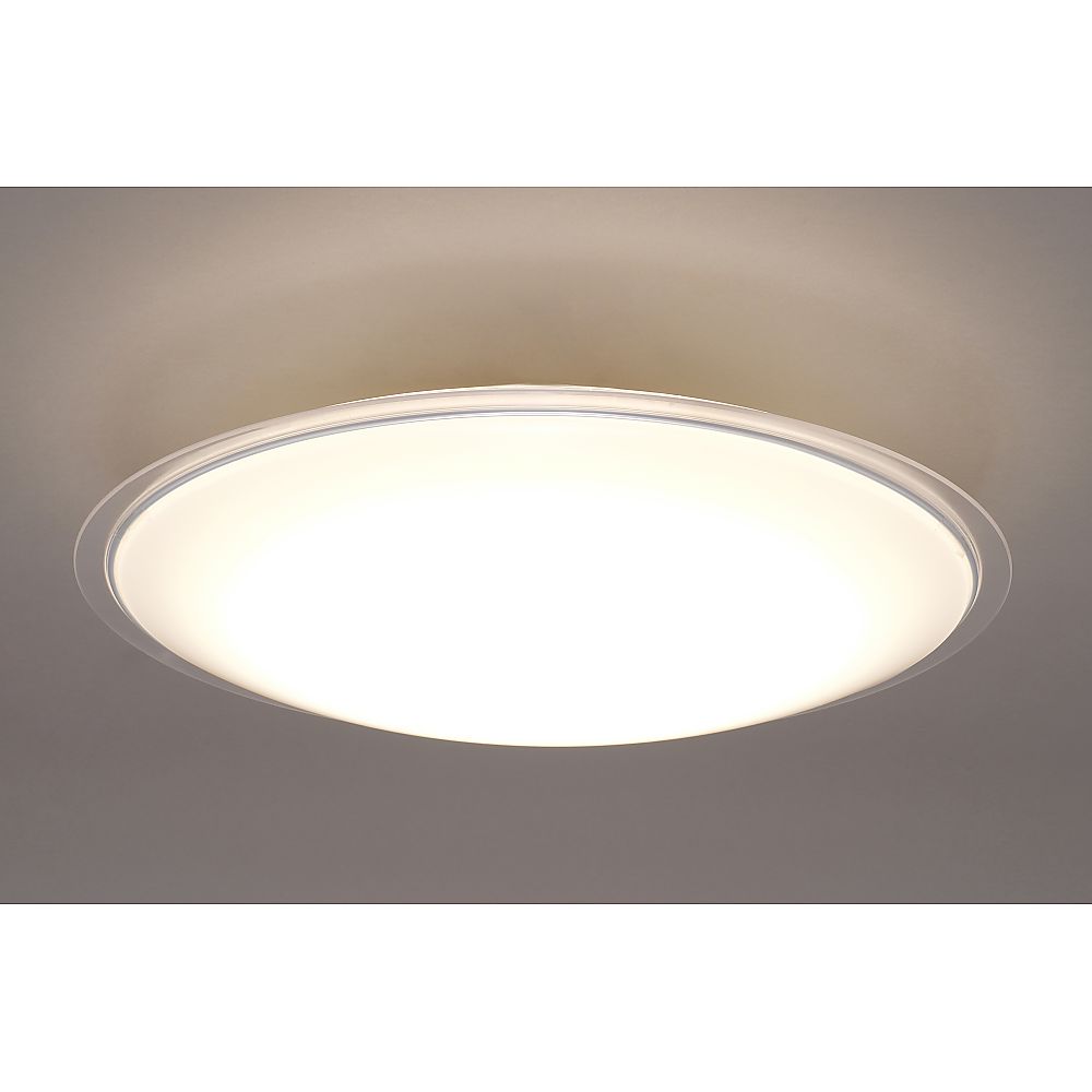 【10月限定店内全品ポイント5倍】アズワン LEDシーリングライト 14畳調光 クリアフレーム CEA14D-5.0QCF 1台