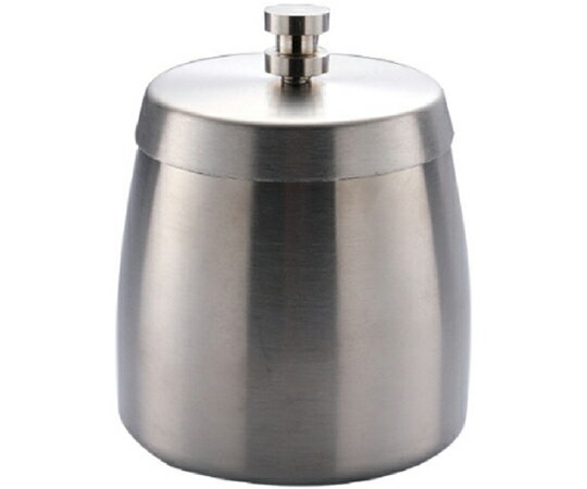 トライメイト フタ付きステンレス灰皿 シルバー TR-HIZ002-SL 1個