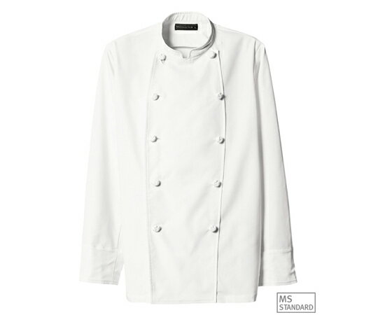 エムズ ZEROCOAT?兼用長袖コックコート(ホワイト) M 206301-009 1個