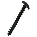 八幡ねじ プラスチックスクリューペグ 黒 145mm 1セット(10個入) 1セット(10個入)