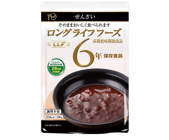 LLC 常温長期賞味期限食品 ぜんざい 単品 1袋