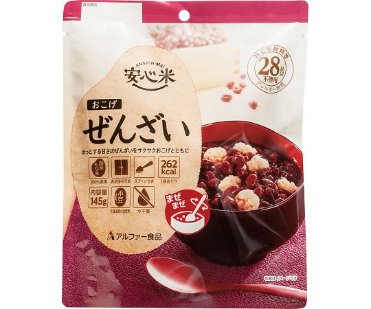 アルファー食品 安心米おこげ 単品 ぜんざい 1袋