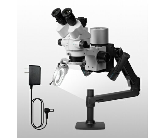 マイクロネット (MyDesk)(USBカメラ専用)同時3視野ズーム式実体顕微鏡 三太T-GP（アーム式）+ LEDリン..
