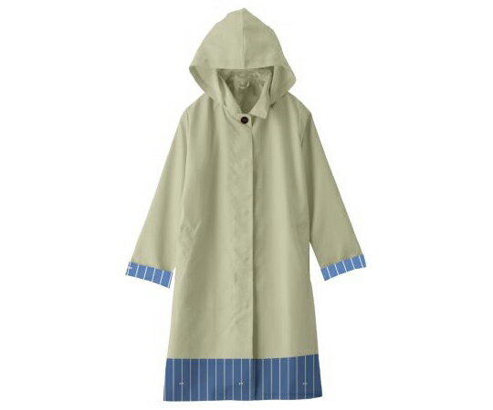 丸十コーポレーション Actual PRODUCTS ステンカラーレインコート フリー ライトグリーン 1個 6003207