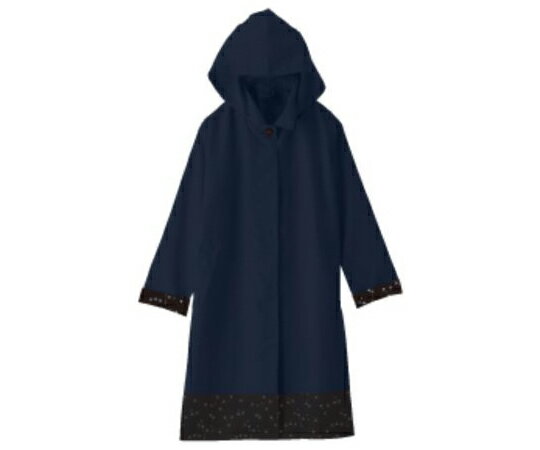 丸十コーポレーション Actual PRODUCTS ステンカラーレインコート フリー ネイビー 1個 6003207