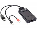 BLACK BOX KVMエクステンダー Emerald ZeroU IP-KVMトランスミッタ(DPx1 USBx2 1000BASE-Tx1) 1個 EMD200DP-T
