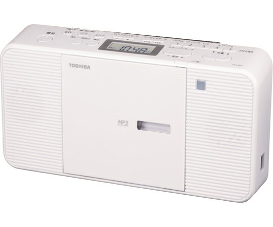 東芝 MP3再生OK！語学学習に最適なCDラジオ 1個 TY-C301(W)