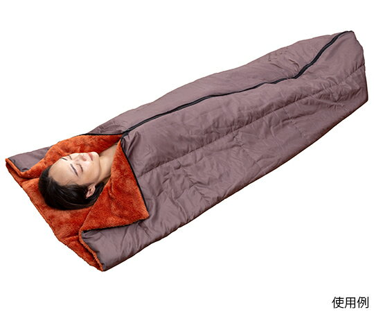 ガマカ工業 岩盤浴のような寝袋 収納カバー付き 1個 66-0036-54