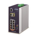 PLANET Technology 産業用PoEスイッチングハブ マネージド(管理型) ギガ8ポート SFP 2ポート 1台 IGS-4215-4P4T2S