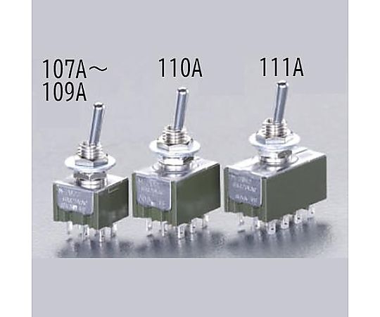 NKKスイッチズ 125V/6A 2極双投/トグルスイッチ 1個 EA940DH-107A