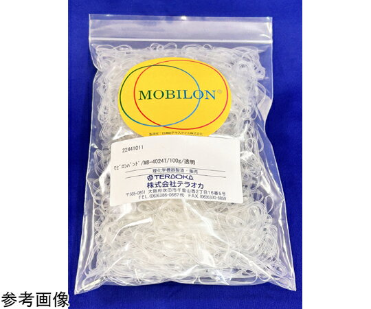 日清紡テキスタイル モビロンバンド（透明）100g入 約694本 1袋 MB-6033T