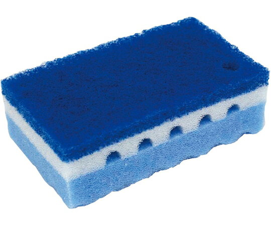 ワコー ワコーストロング スポンジたわし ハード ブルー 1個 69-8248-41