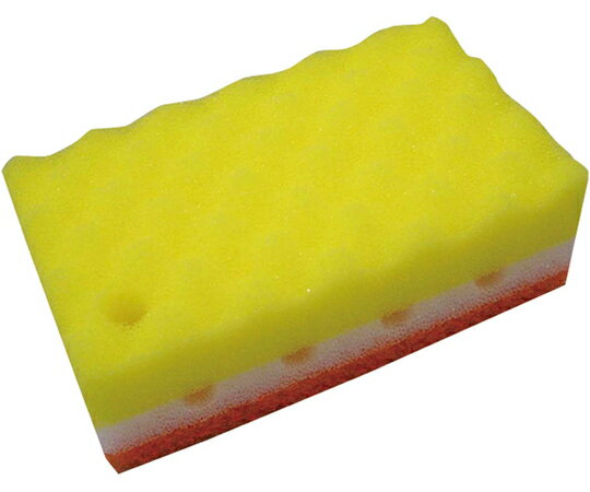 ワコー ワコーストロング スポンジたわし ビーズ（1ヶ単位）イエロー 1個 69-8249-30