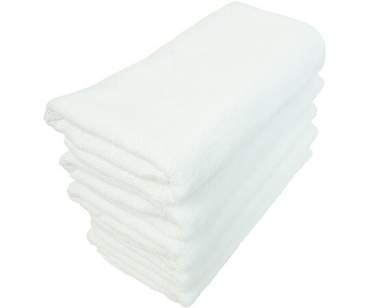 小野商事 フェイスタオル 5枚入 ホワイト 240匁 1袋(5枚入) AG1620