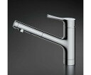 TOTO G1/2" シングル混合水栓(吐水口引出式) 1個 EA468CY-21