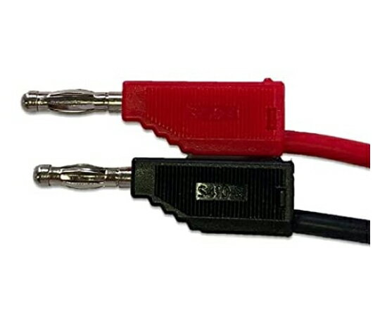 Joman スタック可能両端バナナプラグ 4mm 25cm 赤黒2本ずつ 1台 S410-4-0.25-RK2