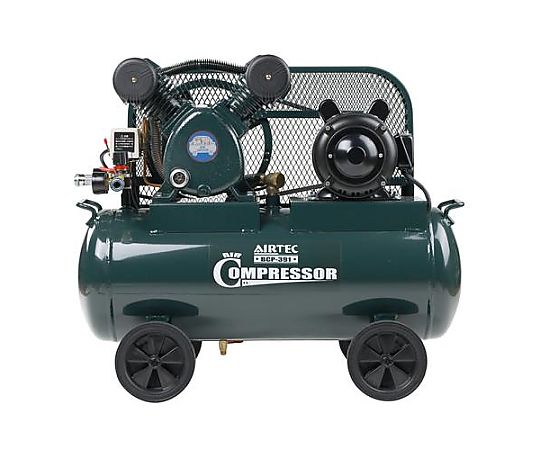 ナカトミ AC100V/0.37kW エアーコンプレッサー（タンク39.5L/ベルトシ 1個 EA116PN-16