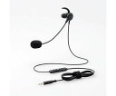 エレコム 1.8m/4極ミニプラグヘッドセット(耳栓タイプ/左耳) 1個 EA763BC-113