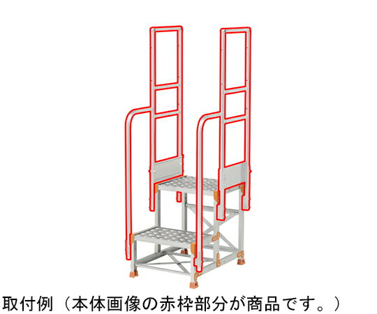 ピカコーポレイション 作業台オプション 両手すり FGN-TR2-30 1個 FGN-TR2-30