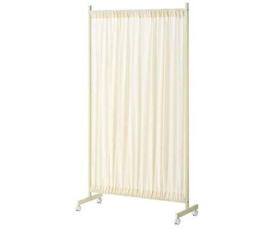 アズワンカタログ商品 伸縮式ワッフルパーテーション 幅94cm〜150cm アイボリー 1台 61-355-7-2