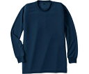 小倉屋 吸汗速乾 長袖Tシャツ ネービー S 1枚 6004-01-S