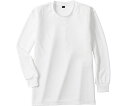 小倉屋 吸汗速乾 長袖Tシャツ ホワイト EL 1枚 6004-90-EL