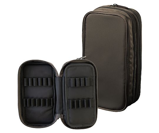 LIHITLAB XCOA スプレッドダブルペンケース アッシュブラウン 1個 A3801-9