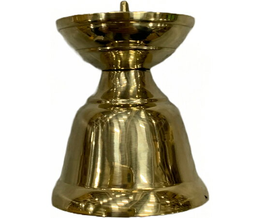 佐藤製作所 ローソク立て 中 真鍮 1個 60-2987-22