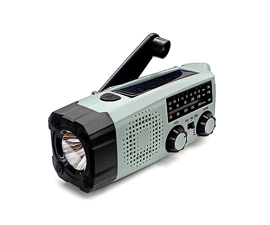 エアージェイ 防災 多機能ラジオライト2000mAh グレー 1台 MBRL-T2000GY