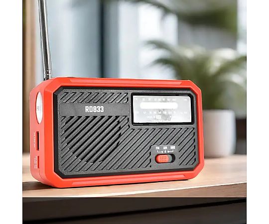 三金商事 多機能防災ラジオ レッド 1台 SG-MTK157-RE