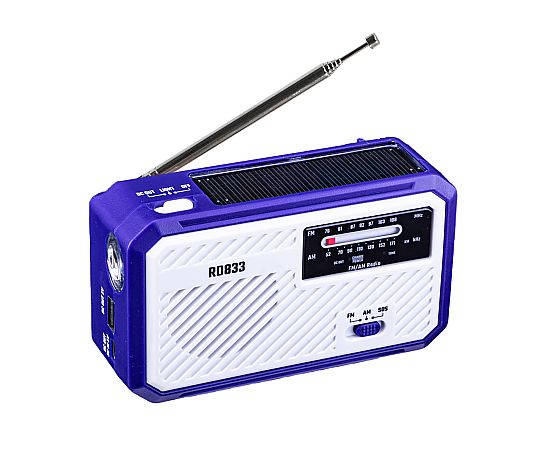 三金商事 多機能防災ラジオ ブルー 1台 SG-MTK157-BL