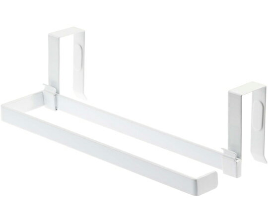 山崎実業 キッチンペーパー＆タオルハンガー プレート ホワイト 1個 7983