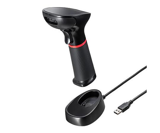 サンワサプライ 2次元バーコードリーダー（ワイヤレス/充電クレードル） 1個 EA764DA-18