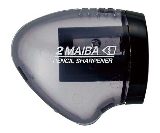 クツワ 2枚刃鉛筆削り ブラック 1個 RS021BK