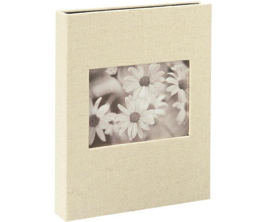 セキセイ フレームポケットアルバム L80 リネン 1冊 XP-2780-42