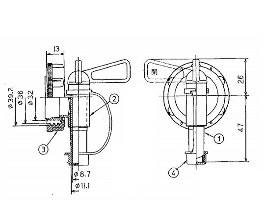 TRUSCO(トラスコ) 両口ポリタンク(扁平缶)ノズル無し 20L OD色 (1個) 品番：T0207-OD