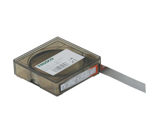 トラスコ中山 フィラーゲージ　0.01mm厚　12.7mmX1m　ステンレス製 TFG-0.01M1 1個