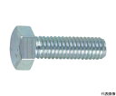 トラスコ中山 六角ボルト三価白 全ネジ M8×25 12本入 B722-0825 1パック(12本入)(4)