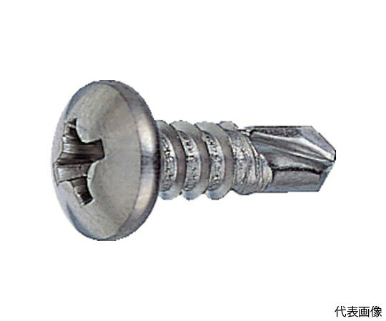 トラスコ中山 ドリルねじナベ　板金用　ステンレス　M4X10　34本入 SPJ-10 1パック(34本入)