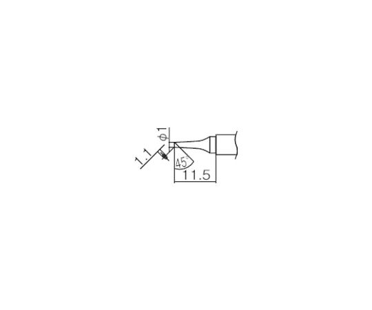 白光（HAKKO） こて先　1BC型 T12-BC1 1本