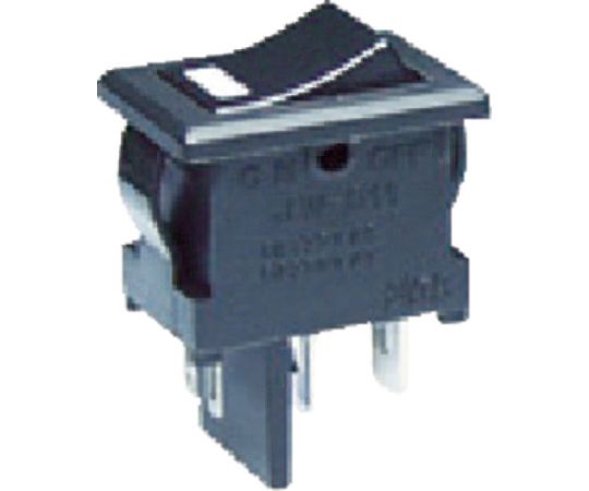 NKKスイッチズ 照光式ロッカスイッチ　JW-Sシリーズ　単極ON-OFF　緑 JW-S11RKKM 1個