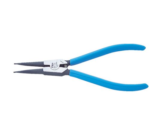 トップ工業 スナップリングプライヤ 軸用直爪 125mm 使用範囲10～25mm SS-125 1丁