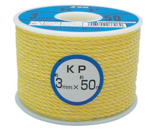 ユタカメイク ロープ　KPロープボビン巻　3φ×50m RK-1 1巻